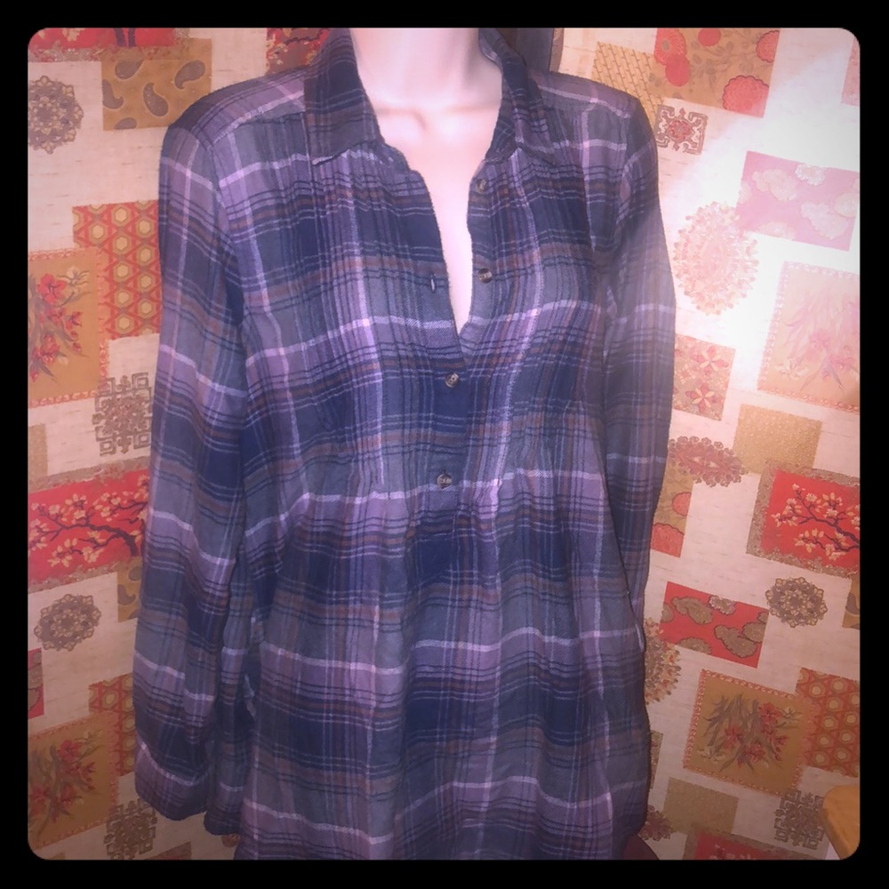 🦅 A & E 🦅 Flannel Shirt Dress